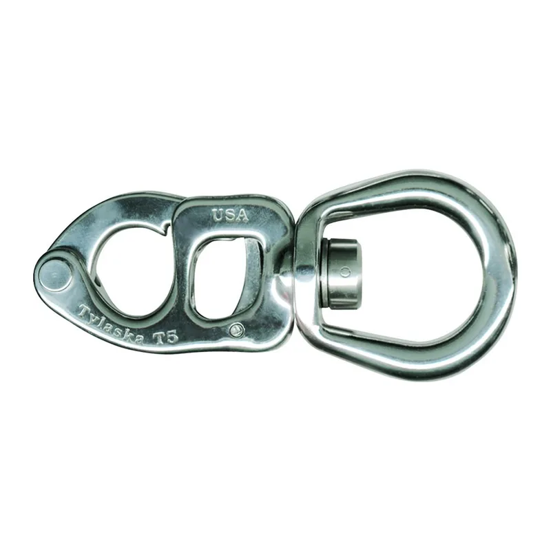 Tylaska TY1005-L T5 Large Bail Trigger Snap Shackle, Polished Stainless