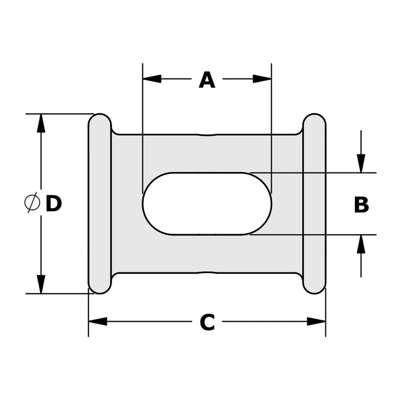 Tylaska TY2402 S2 Spool Shackle