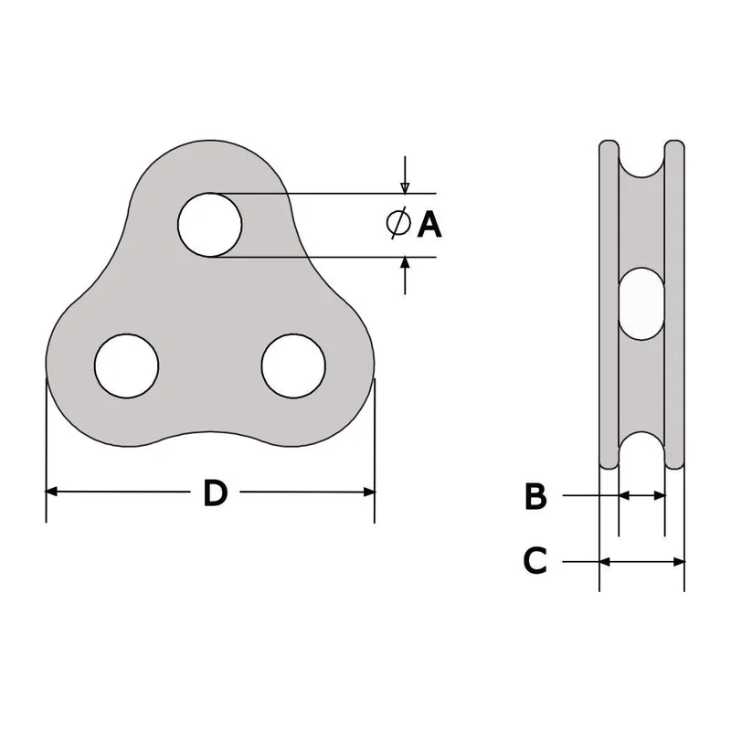 Tylaska TY6220 TFB 20 Cerberus Rigging Block